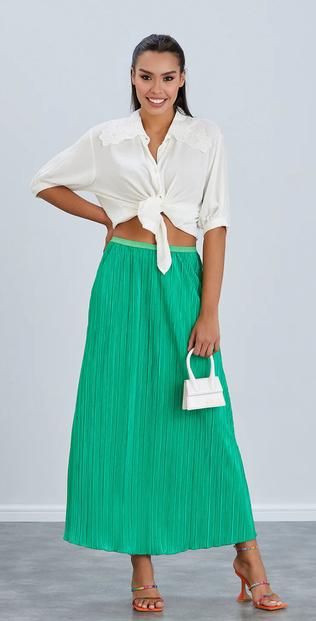 Ella Pleated Skirt